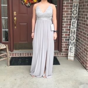 Gray Prom Dress